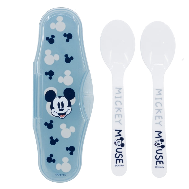 ESTUCHE TODDLER 2 CUCHARAS PP MICKEY MOUSE FULL OF SMILES - Imagen 1