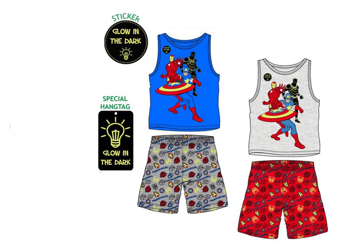PACK 6 PIJAMA AVENGERS T4 -10 AÑOS