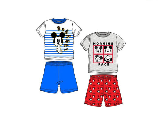 PACK 6 PIJAMA CORTO MICKEY T 3 - 8 AÑOS