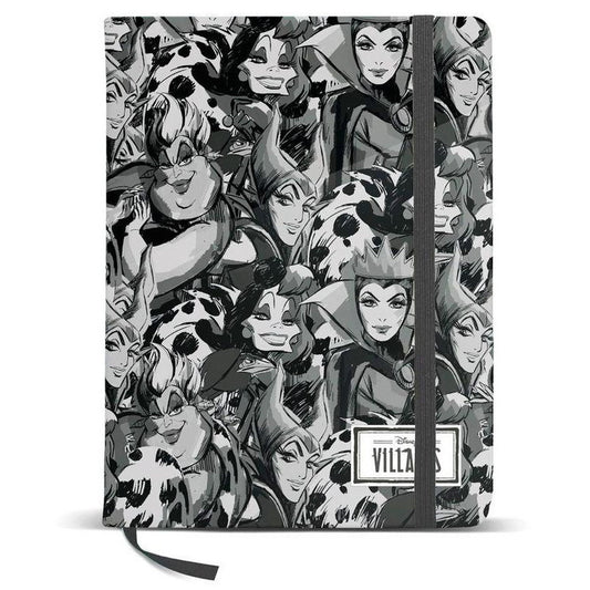 DIARIO VILLANAS DISNEY TAMAÑO 21X13CM