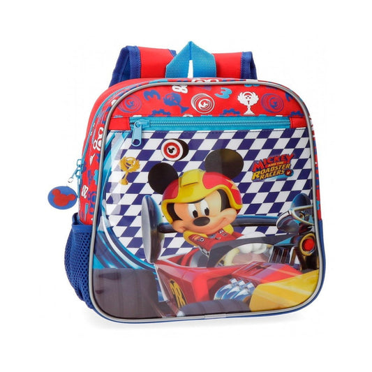 MOCHILA GUARDERIA MICKEY RACE DISNEY 23X28X10CM.