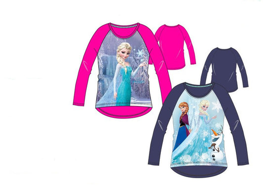 PACK 8 CAMISETAS MANGA LARGA FROZEN T 4-8 AÑOS