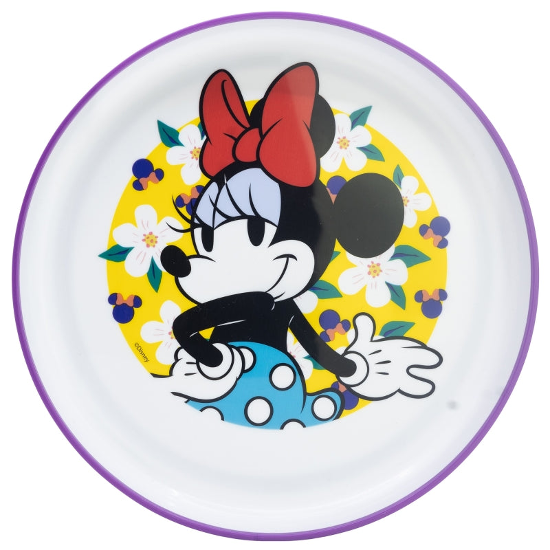PLATO ANTIDESLIZANTE PREMIUM BICOLOR MINNIE SUNSHINE - Imagen 1