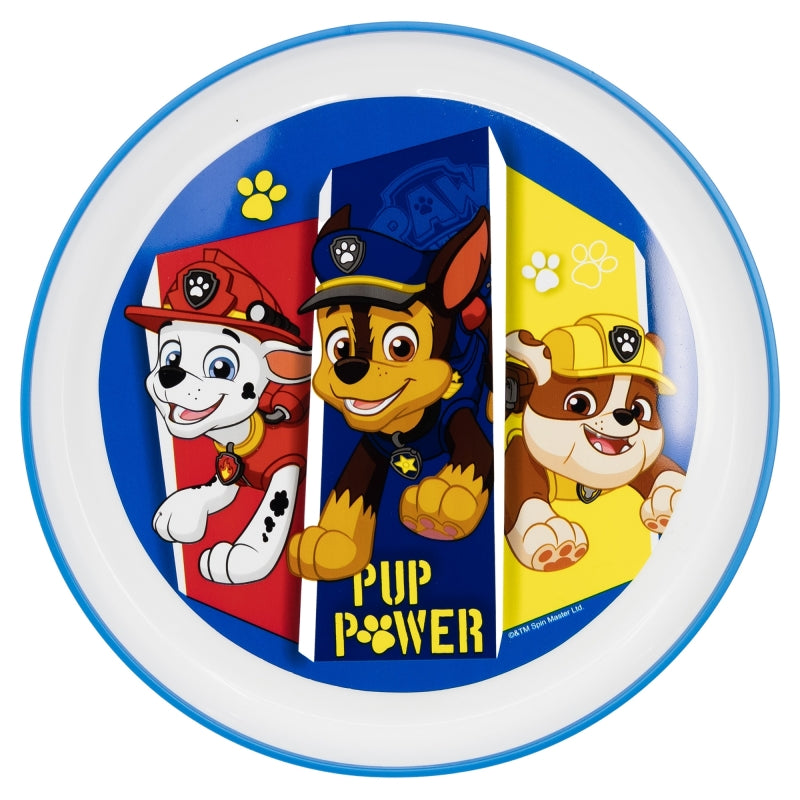 PLATO ANTIDESLIZANTE PREMIUM BICOLOR PAW PATROL PUP POWER - Imagen 1
