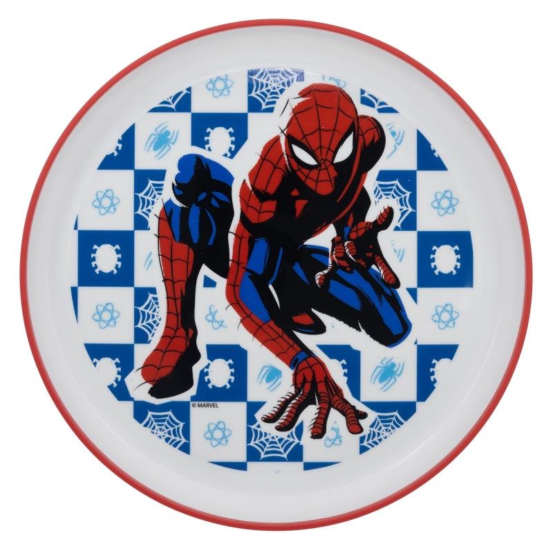 PLATO ANTIDESLIZANTE PREMIUM BICOLOR SPIDERMAN ARACHNID GRID - Imagen 1