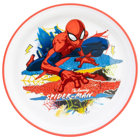 PLATO ANTIDESLIZANTE PREMIUM BICOLOR SPIDERMAN MOVING TARGET - Imagen 1