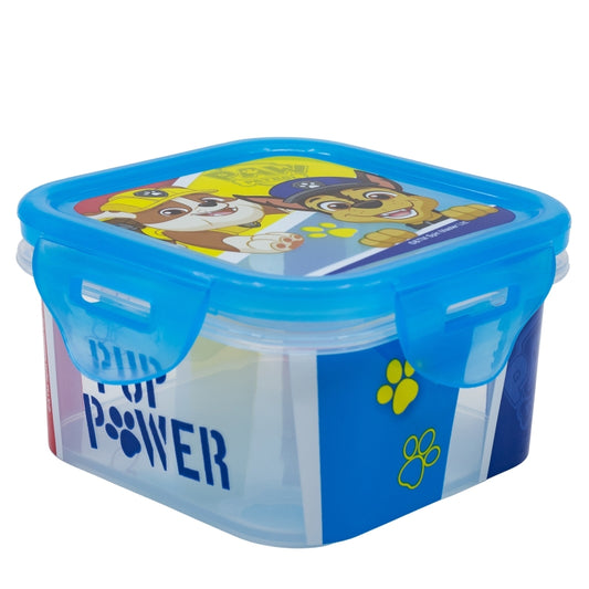 RECIPIENTE CUADRADO 290 ML PAW PATROL PUP POWER - Imagen 1