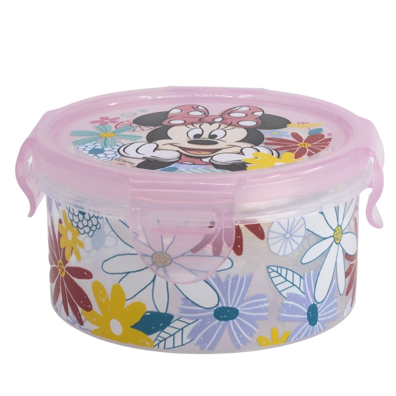 RECIPIENTE REDONDO 270 ML MINNIE MOUSE SPRING LOOK - Imagen 1