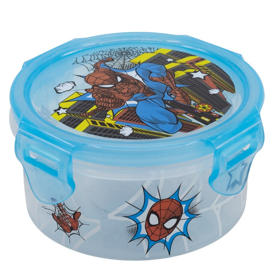 RECIPIENTE REDONDO 270 ML SPIDERMAN ARACHNID GRID - Imagen 1