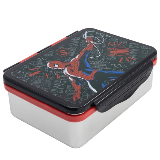 SANDWICHERA HERMETICA ACERO INOXIDABLE XXX ML SPIDERMAN BLACK BOARD - Imagen 1
