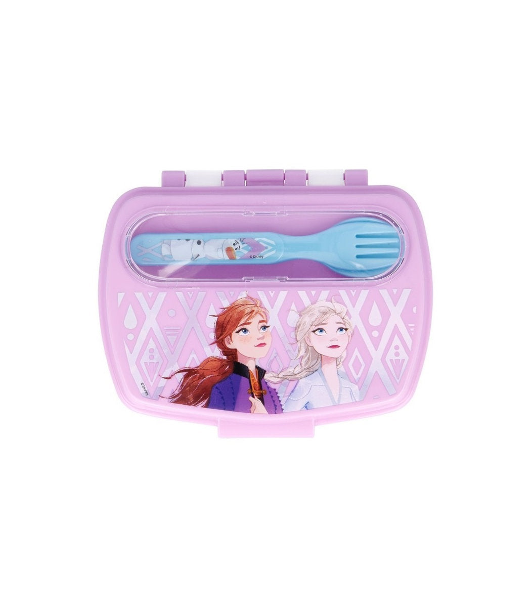 ILLUSION RECTANGULAR SANDWICH BOX/FROZEN CUTLERY