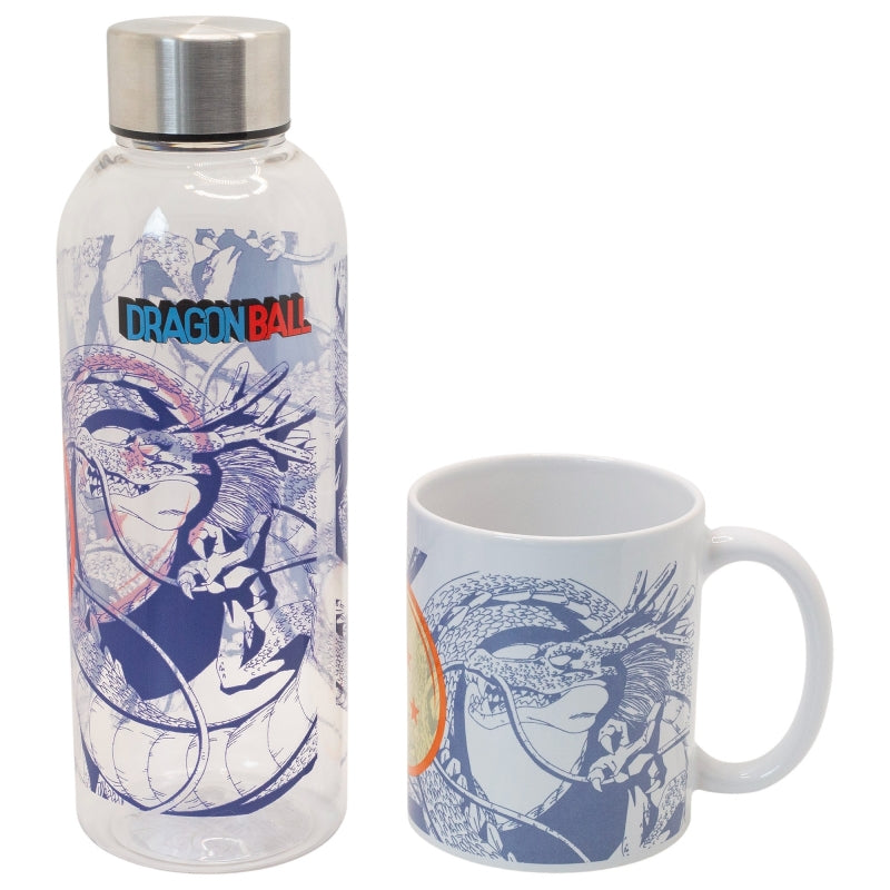 SET 2 PCS (BOTELLA HIDRO Y TAZA CERAMICA 325 ML) DRAGON BALL - Imagen 1