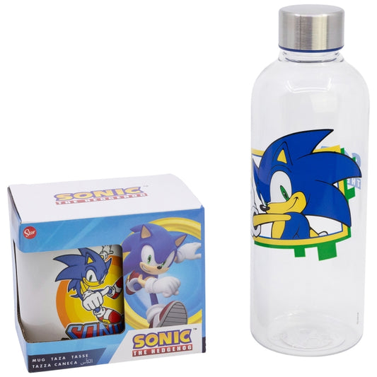 SET 2 PCS (BOTELLA HIDRO Y TAZA CERAMICA 325 ML) SONIC - Imagen 1