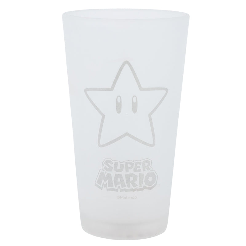 SET 2 VASOS CASUAL CRISTAL 490 ML SUPER MARIO