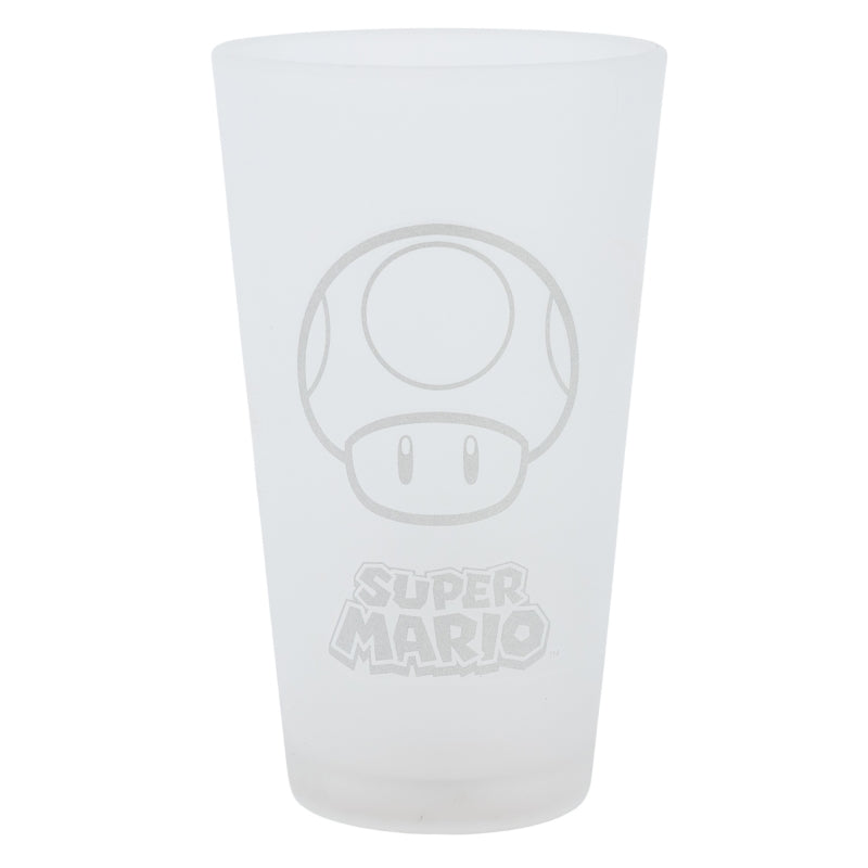 SET 2 VASOS CASUAL CRISTAL 490 ML SUPER MARIO