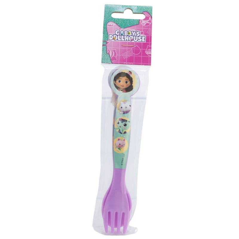 SET DE 2 CUBIERTOS PP (CUCHARA Y TENEDOR) GABBY\'S DOLLHOUSE - Imagen 2
