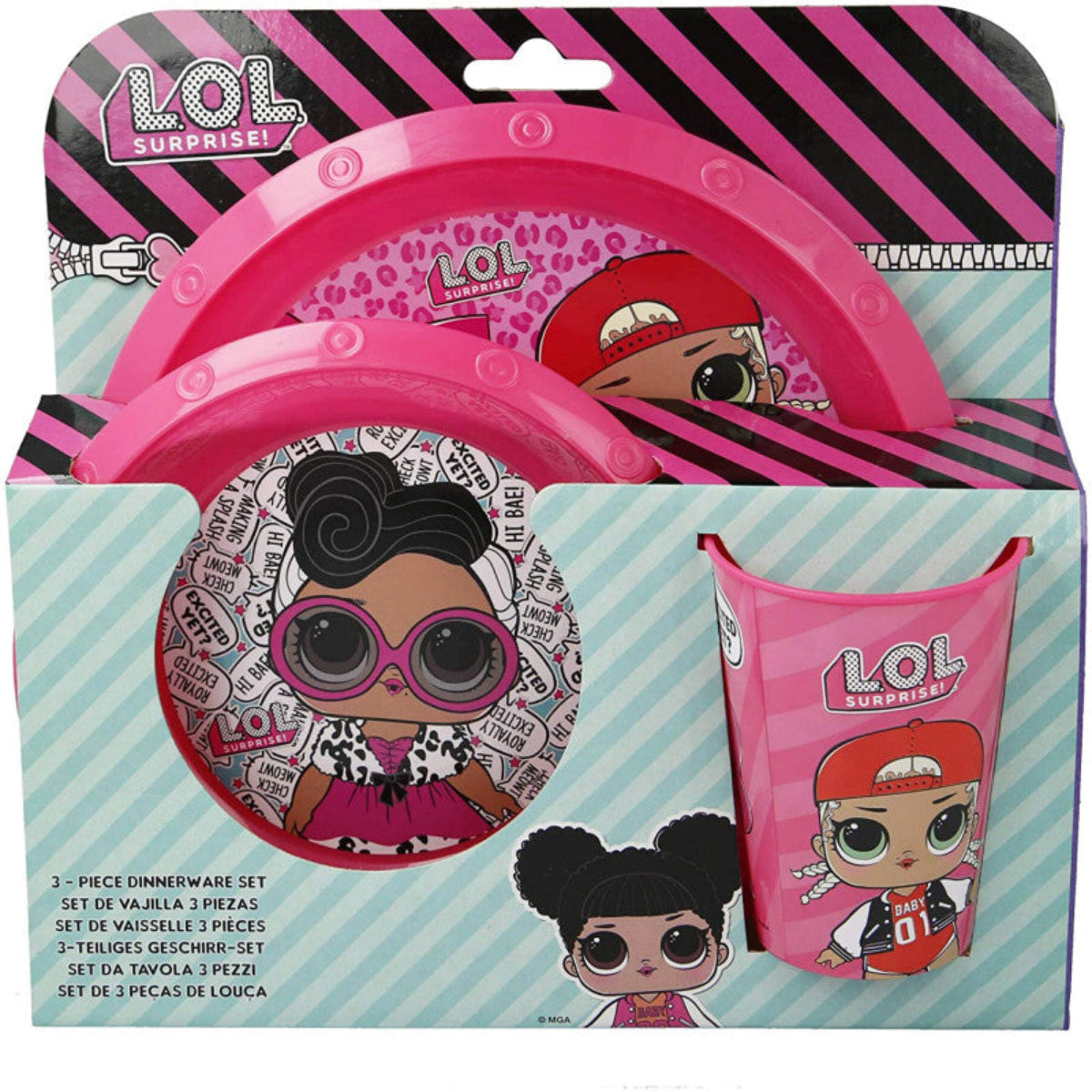 STOR SET EASY 3 PCS (PLATE, BOWL AND GLASS EASY 260