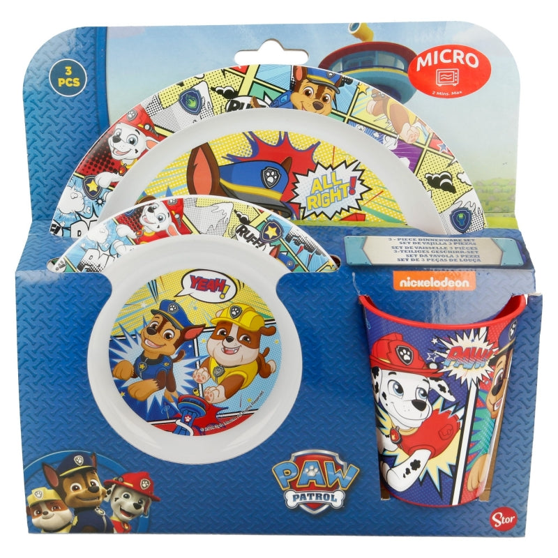 SET MICRO 3 PCS. PAW PATROL COMIC - Imagen 1