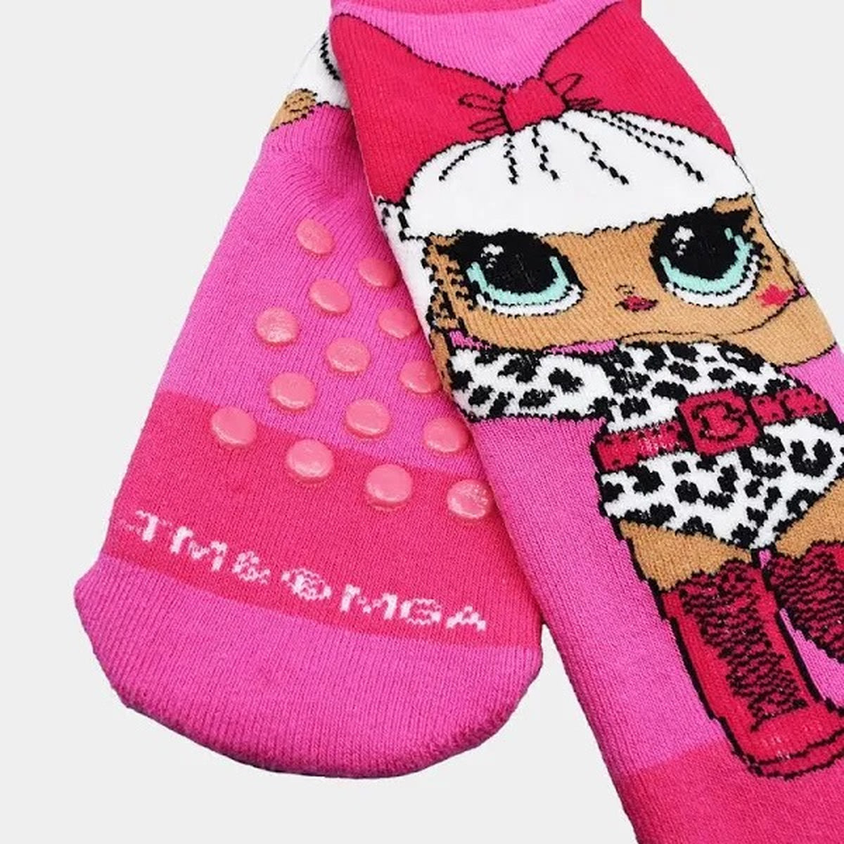 PACK OF 12 LOL NON-SLIP SOCKS SIZE 27 TO 34