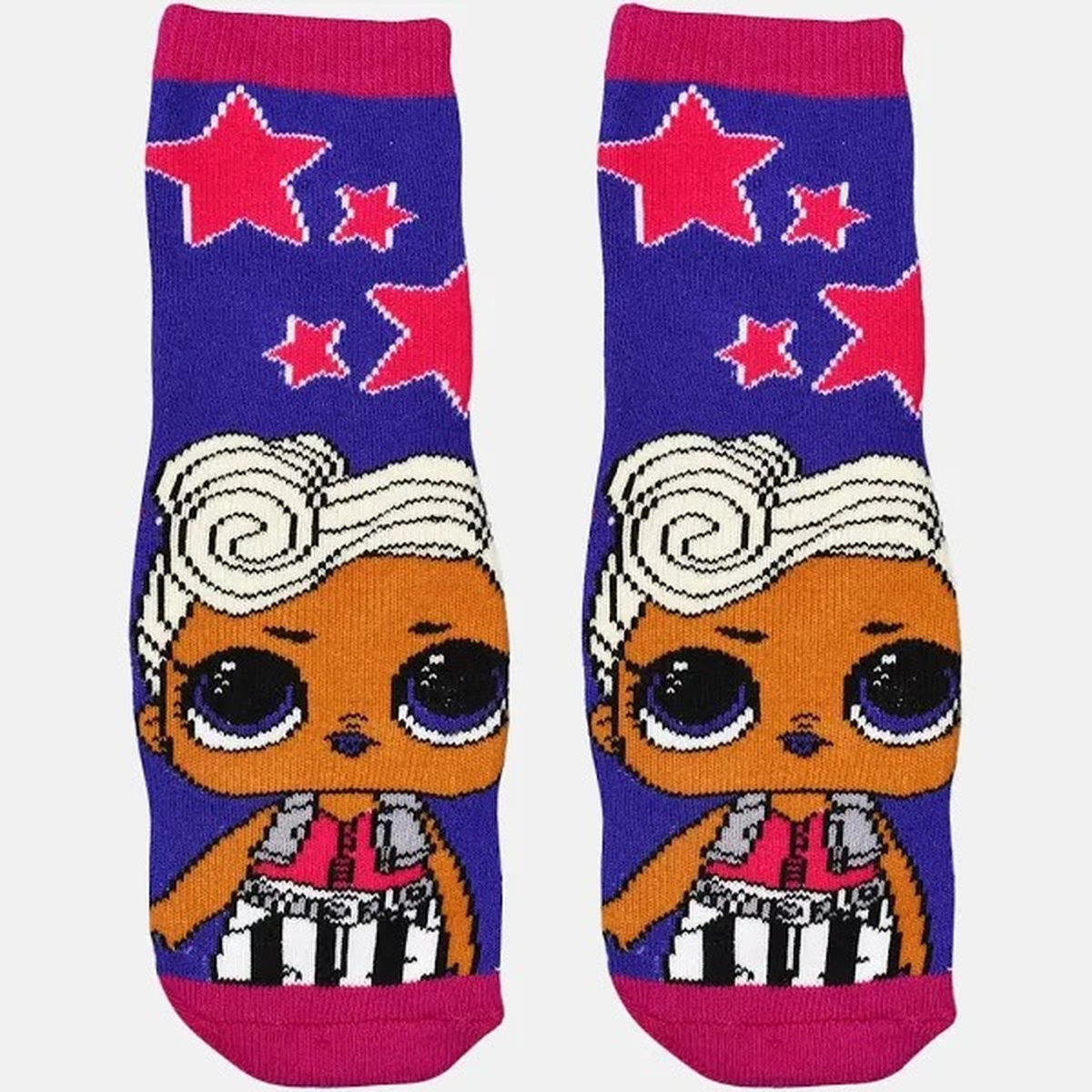 PACK OF 12 LOL NON-SLIP SOCKS SIZE 27 TO 34