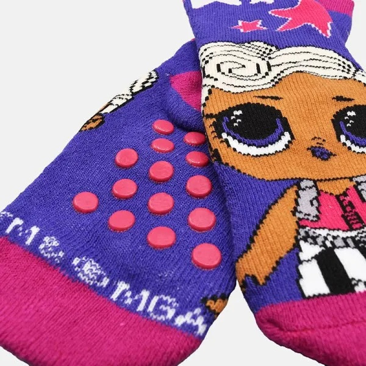 PACK OF 12 LOL NON-SLIP SOCKS SIZE 27 TO 34