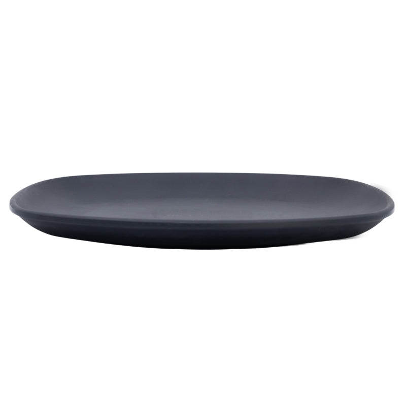 STOR PLATO CUADRADO GRANDE TERRA NEGRO