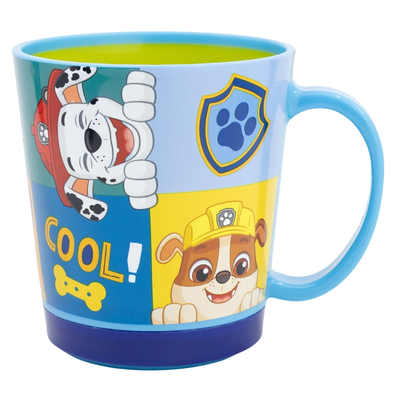 TAZA ANTIVUELCO PP 410 ML PAW PATROL BOY HI THERE - Imagen 1