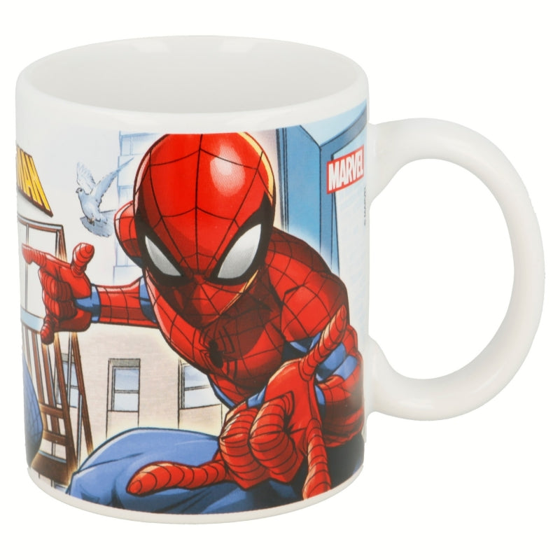 TAZA CERAMICA 325 ML EN CAJA DE REGALO SPIDERMAN STREETS - Imagen 1