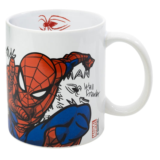 TAZA CERAMICA 325 ML EN CAJA DE REGALO SPIDERMAN URBAN WEB - Imagen 1
