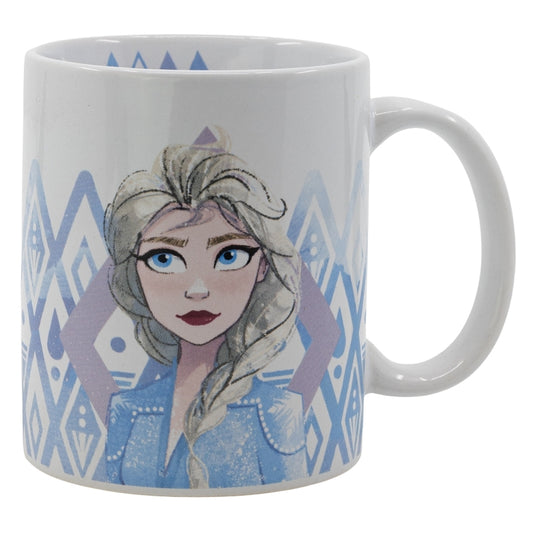 TAZA CERAMICA 325 ML EN CAJA REGALO FROZEN II ELEMENTS - Imagen 1