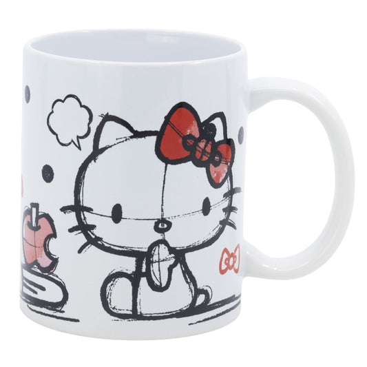 TAZA CERAMICA 325 ML EN CAJA REGALO HELLO KITTY YA - Imagen 1