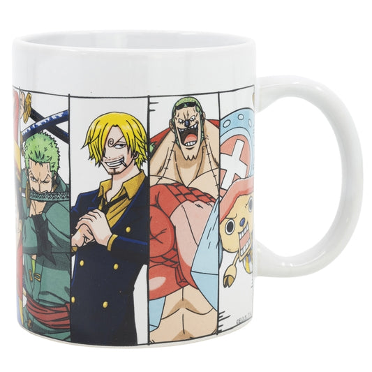 TAZA CERAMICA 325 ML EN CAJA REGALO ONE PIECE CREW BATTLE YA - Imagen 1