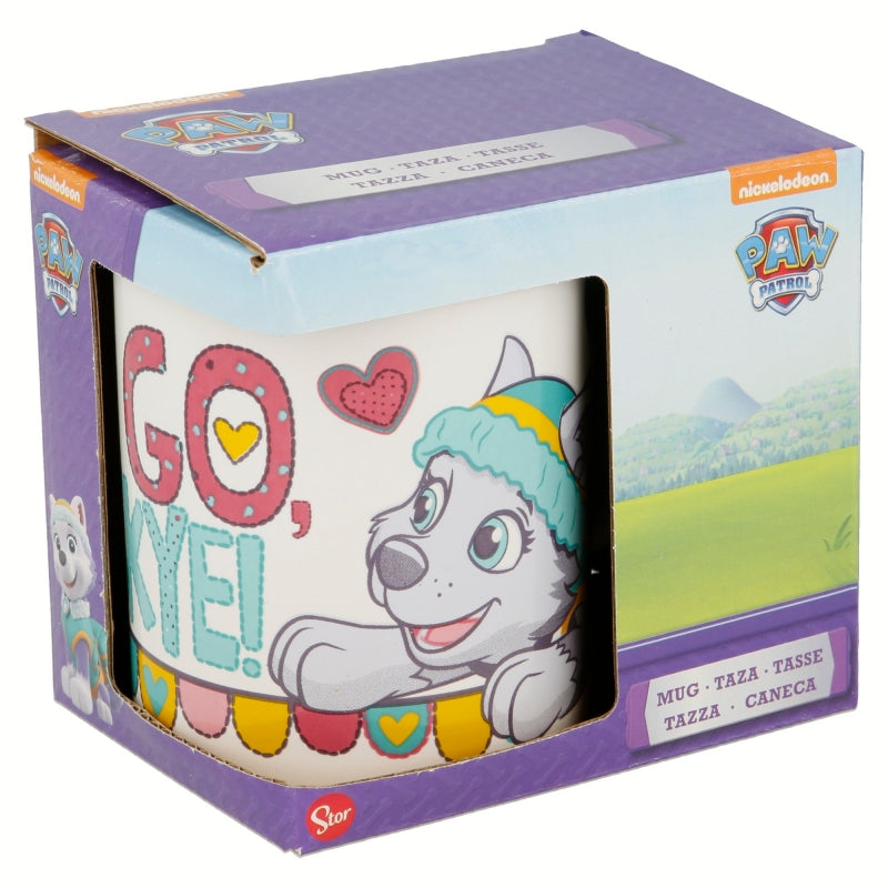 TAZA CERAMICA 325 ML EN CAJA REGALO PAW PATROL GIRL GO SKYE - Imagen 1