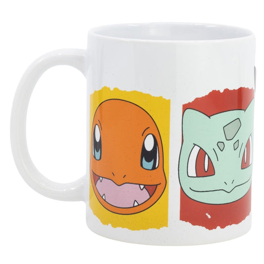 TAZA CERAMICA 325 ML EN CAJA REGALO POKEMON FACE PARTNERS - Imagen 1