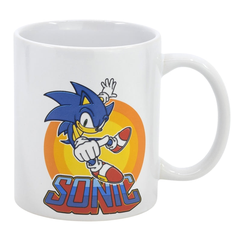 TAZA CERAMICA 325 ML EN CAJA REGALO SONIC JAPAN YA - Imagen 1