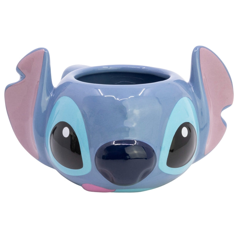 TAZA CERAMICA 3D 375 ML EN CAJA REGALO STITCH - Imagen 1