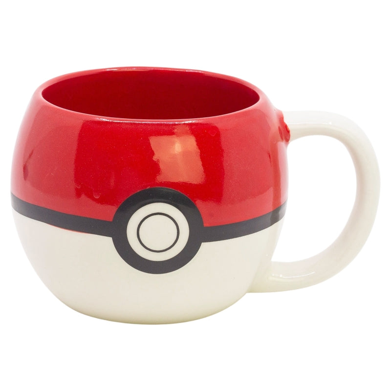 TAZA CERAMICA 3D 490 ML EN CAJA REGALO POKEMON POKEBALL - Imagen 1