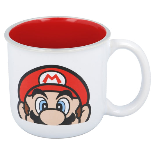 TAZA CERAMICA DESAYUNO 400 ML EN CAJA REGALO SUPER MARIO - Imagen 1