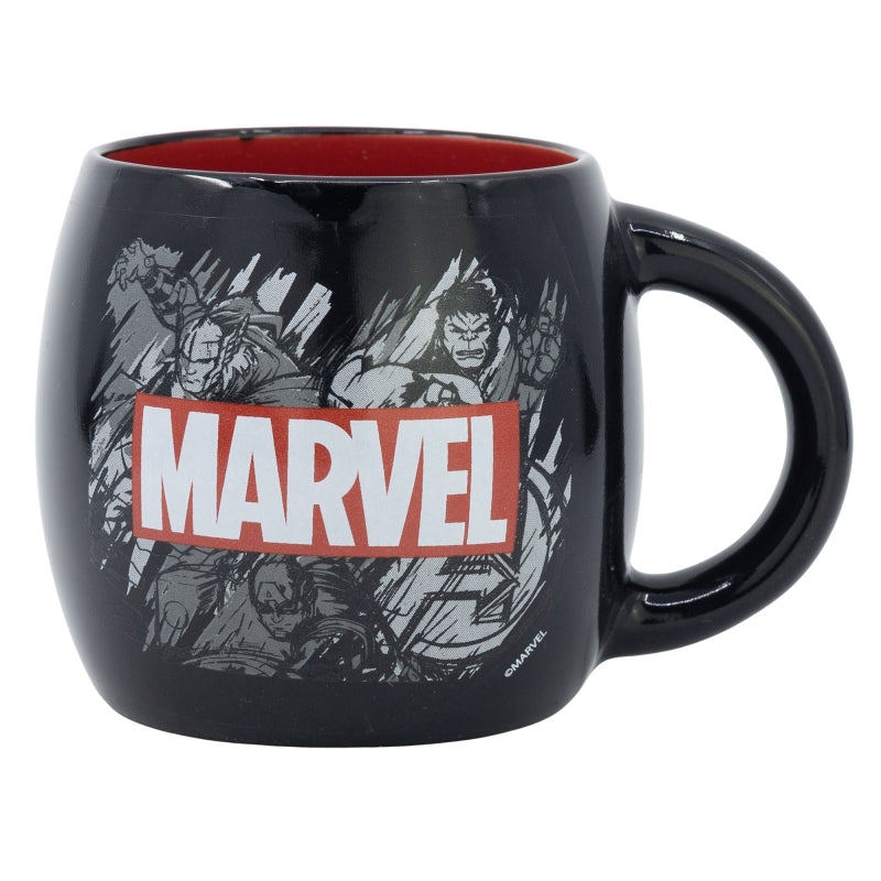 TAZA CERAMICA GLOBE 380 ML EN CAJA REGALO MARVEL PATTERN - Imagen 1