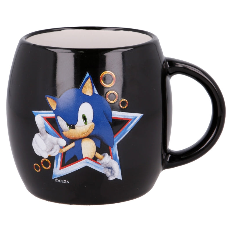 TAZA CERAMICA GLOBE 380 ML EN CAJA REGALO SONIC - Imagen 1