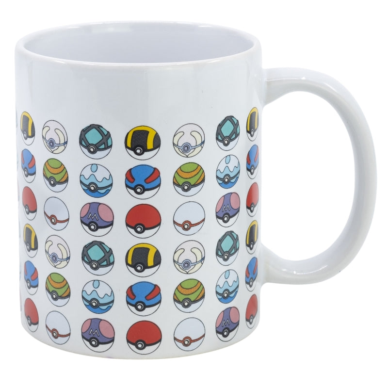 TAZA CERAMICA SB 325 ML EN CAJA POKEMON ALL POKEBALLS EVER DNLS - Imagen 1
