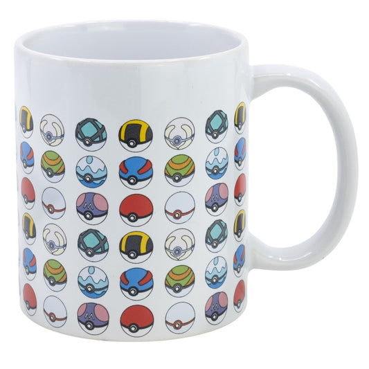 TAZA CERAMICA SB 325 ML EN CAJA POKEMON ALL POKEBALLS EVER DNLS - Imagen 1