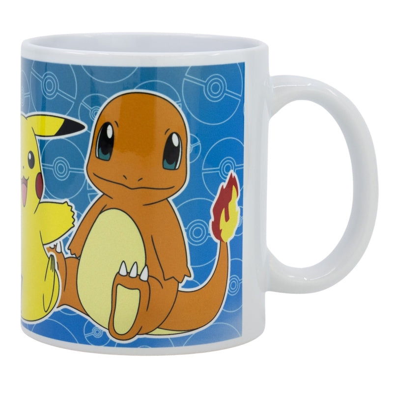 TAZA CERAMICA SB 325 ML EN CAJA POKEMON VARIOS PERSONAJES DESIGN 3 - Imagen 1