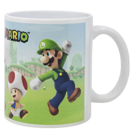 TAZA CERAMICA SB 325 ML EN CAJA SUPER MARIO DESIGN ON OUR WAY - Imagen 1
