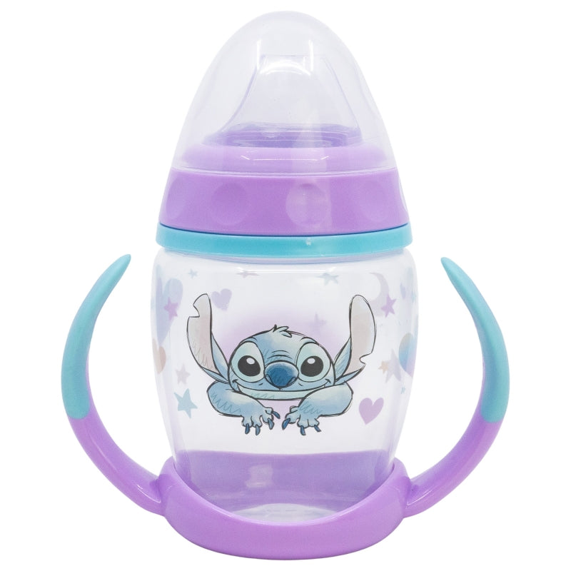 TAZA ENTRENAMIENTO FANCY 270 ML CON BOQUILLA DE SILICONA STITCH WITHYOU - Imagen 1