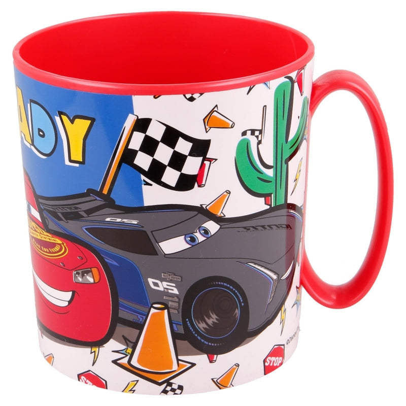 TAZA MICRO 390 ML CARS LETS RACE - Imagen 1
