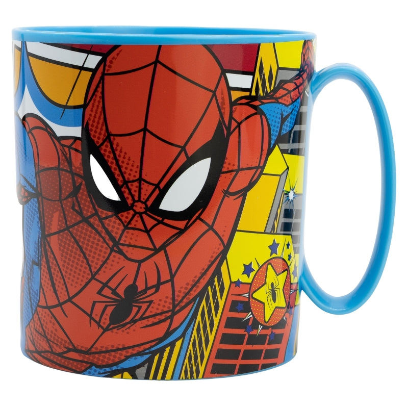 TAZA MICRO 390 ML SPIDERMAN MIDNIGHT FLYER - Imagen 1