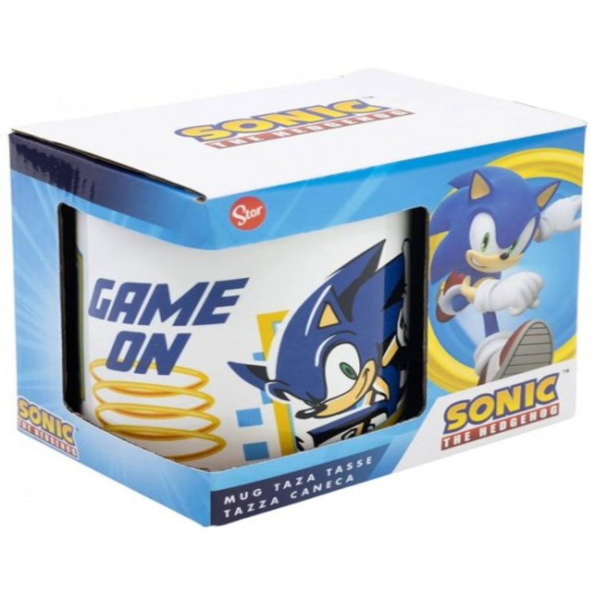 ILLUSION CERAMIC MUG 325 ML CR SONIC GAME