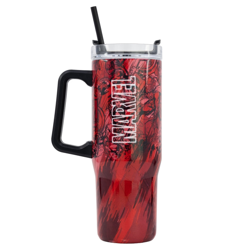 TAZA TERMO XL ACERO INOXIDABLE 940 ML MARVEL PATTERN - Imagen 2