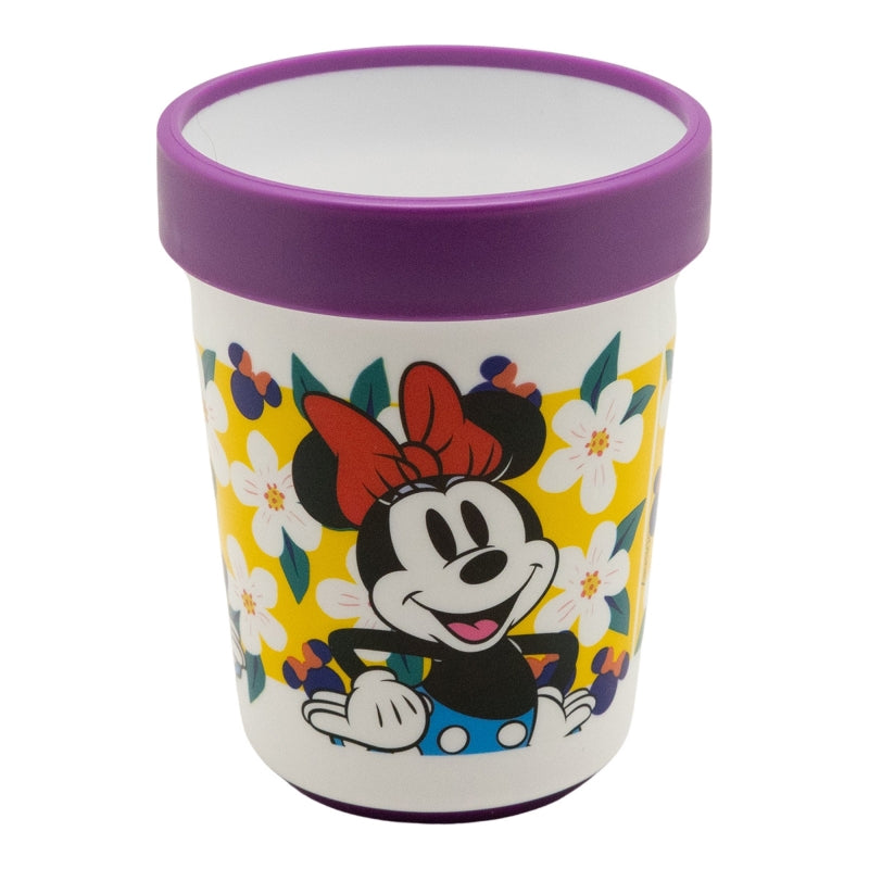 VASO ANTIDESLIZANTE PREMIUM BICOLOR 260 ML MINNIE SUNSHINE - Imagen 1